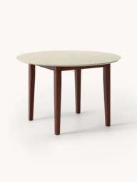 Round Travertine Effect Dining Table Jackson, in various sizes