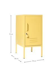 Metal Bedside Table The Shorty, Left- or Right-Hinged Options - thumbnail 7