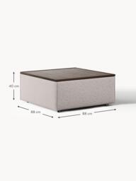 Bouclé Ottoman Lennon with Storage - thumbnail 7