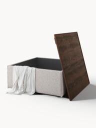 Bouclé Ottoman Lennon with Storage - thumbnail 6