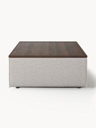 Bouclé Ottoman Lennon with Storage - thumbnail 4