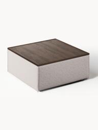 Bouclé Ottoman Lennon with Storage - thumbnail 3