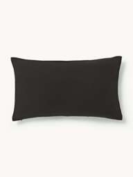 Hand-Woven Cushion Cover Terre with Decorative Seam - thumbnail 2