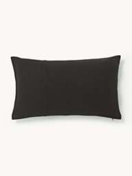 Hand-Woven Cushion Cover Terre with Decorative Seam