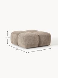 Teddy Bouclé Ottoman Tayla - thumbnail 8
