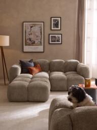 Teddy Bouclé Ottoman Tayla - thumbnail 7