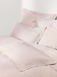 Linen Pillowcase Linna with Oxford Border - thumbnail 2