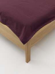 Washed Cotton Percale Bed Sheet Louane with Ruffles - thumbnail 2