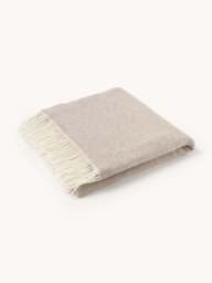 Wool Throw Faro With Cashmere - thumbnail 1