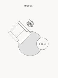 Round Hand-Tufted Wool Rug Aaron - thumbnail 7