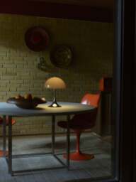Portable Dimmable LED Table Lamp Panthella 250, Design Verner Panton - thumbnail 3
