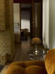 Portable Dimmable LED Table Lamp Panthella 250, Design Verner Panton - thumbnail 5