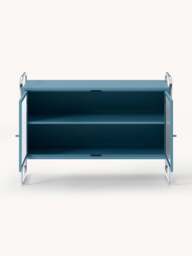 Metal Sideboard Robyn with Glass Front - thumbnail 3