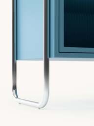 Metal Sideboard Robyn with Glass Front - thumbnail 6
