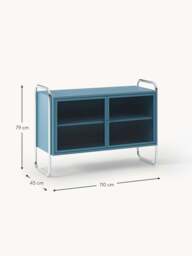 Metal Sideboard Robyn with Glass Front - thumbnail 8