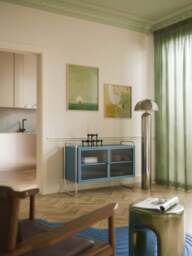 Metal Sideboard Robyn with Glass Front - thumbnail 7