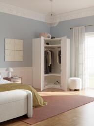Modular Corner Wardrobe Charlotte, 115 cm Wide - thumbnail 7