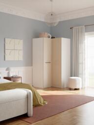 Modular Corner Wardrobe Charlotte, 115 cm Wide - thumbnail 2