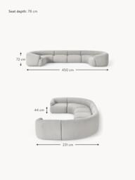 XL Modular Bouclé Sofa Sofia - thumbnail 9