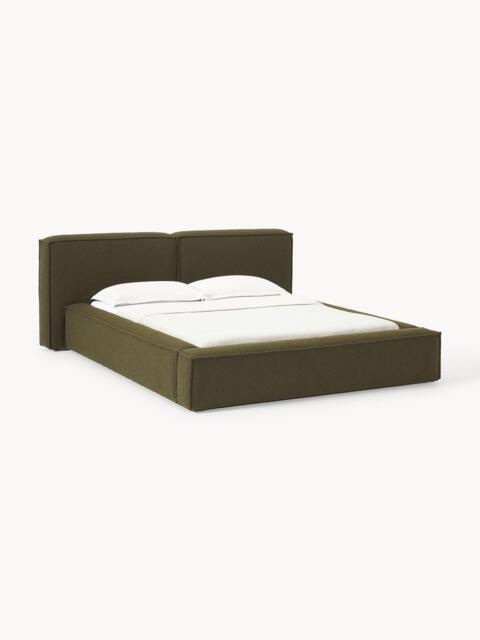 Upholstered Bouclé Bed Lennon