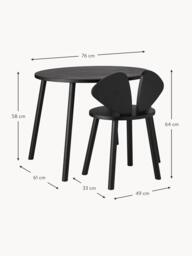 Kids Wooden Furniture Set Mouse, 2-piece - thumbnail 5