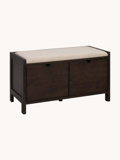 Upholstered Wooden Storage Bench Hillmond - image 1