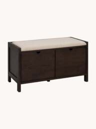 Upholstered Wooden Storage Bench Hillmond