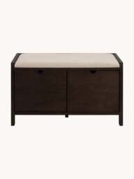 Upholstered Wooden Storage Bench Hillmond - thumbnail 2