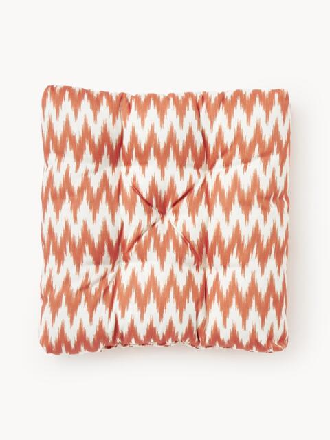 Outdoor Seat Cushion Maillot with Ikat Pattern - image 1