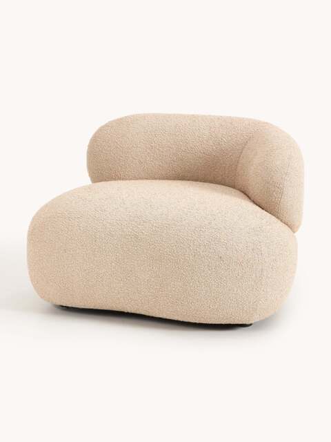 Bouclé Lounge Armchair Alba