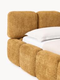 Upholstered Teddy Bouclé Bed Tayla - thumbnail 4
