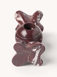 Candle Holder Lexy, Rosso Levanto Marble, Set of 2 - thumbnail 3