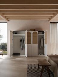 Modular Hinged Door Wardrobe Jeanne, 250 cm Wide, in various sizes - thumbnail 8