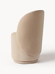 Upholstered Velvet Chair Zeyno - thumbnail 5