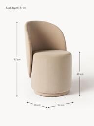 Upholstered Velvet Chair Zeyno - thumbnail 9