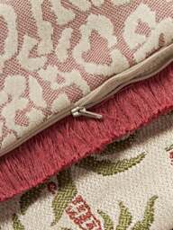 Handmade Reversible Outdoor Cushion Laura - thumbnail 5