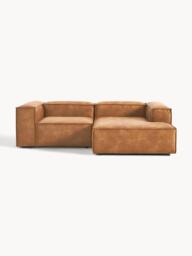 Modular Leather Corner Sofa Lennon (3-seater) - thumbnail 1