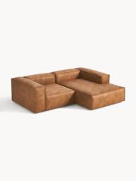 Modular Leather Corner Sofa Lennon (3-seater) - thumbnail 4
