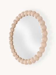 Round Wall Mirror Ayu with Ash Wood Frame - thumbnail 2
