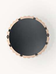 Round Wall Mirror Ayu with Ash Wood Frame - thumbnail 4