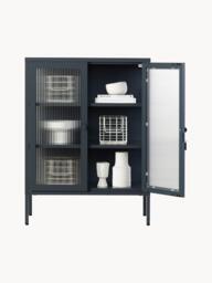 Metal Display Cabinet The Mixer with Ribbed Glass - thumbnail 5