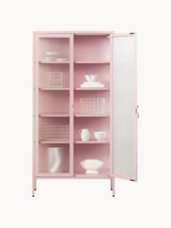 Metal Display Cabinet The Collector with Ribbed Glass - thumbnail 5