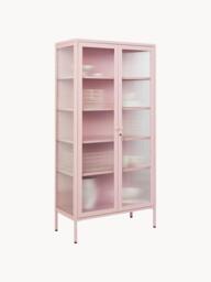 Metal Display Cabinet The Collector with Ribbed Glass - thumbnail 3