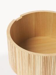 Round Wooden Coffee Table Nele with Storage Space - thumbnail 6
