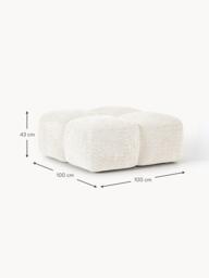 Teddy-Bouclé Ottoman Tayla - thumbnail 8