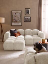 Teddy-Bouclé Ottoman Tayla - thumbnail 7