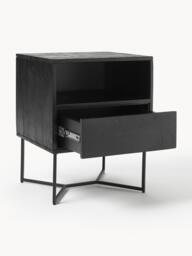 Mango Wood Bedside Table Luca with Drawer - thumbnail 4
