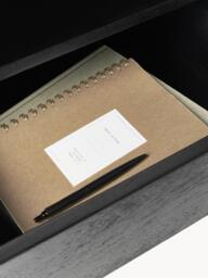 Mango Wood Bedside Table Luca with Drawer - thumbnail 9