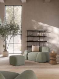 Bouclé Ottoman Wolke - thumbnail 5