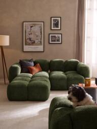 Teddy-Bouclé Ottoman Tayla - thumbnail 7
